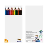 Boite crayon de couleur bic personnalisable fabriquee en france 12 v
