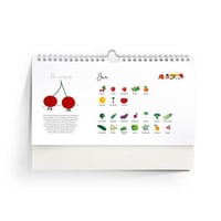 Calendrier fruits et legumes personnalisable fabrique en france 1