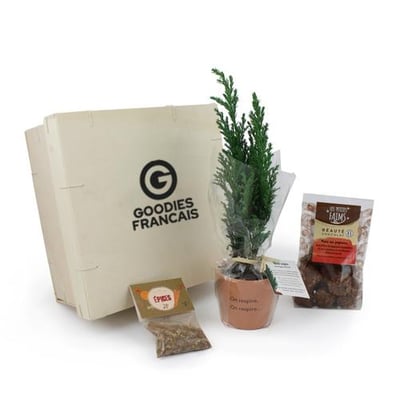 Coffret chocolat nature personnalisable fabrique en france goodies francais cadeaux d affaires