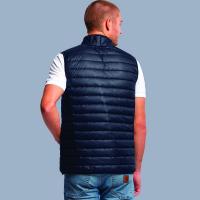 Doudoune sans manches hommes made in france bleu marine 2