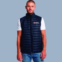 Doudoune sans manches hommes made in france bleu marine