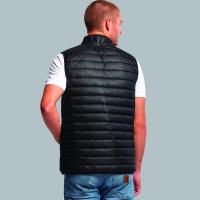 Doudoune sans manches hommes made in france noire 2