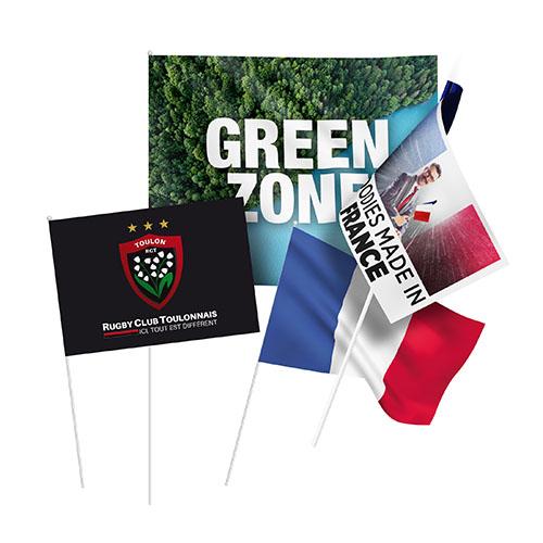 Drapeau personnalise fabrique en france