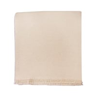 Echarpe coton bio personnalisable fabriquee en france beige