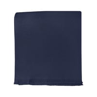 Echarpe coton bio personnalisable fabriquee en france bleu marine