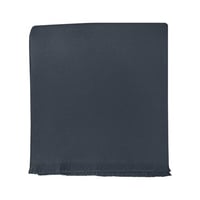 Echarpe coton bio personnalisable fabriquee en france gris fonce
