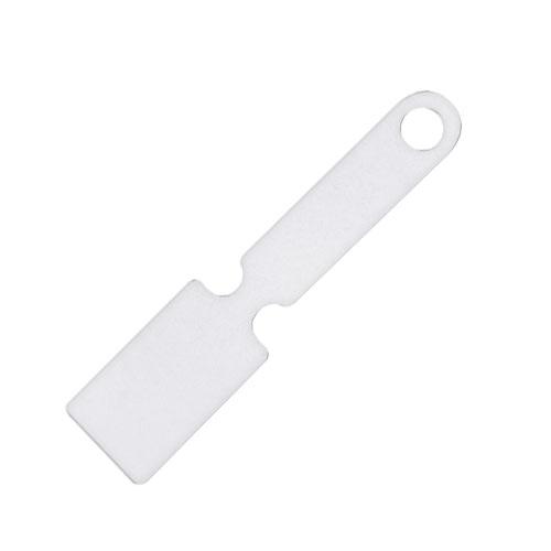 Etiquette bagage fabriquee en france personnalisable gf blanc