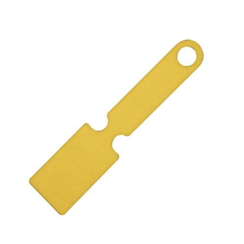 Etiquette bagage fabriquee en france personnalisable gf jaune