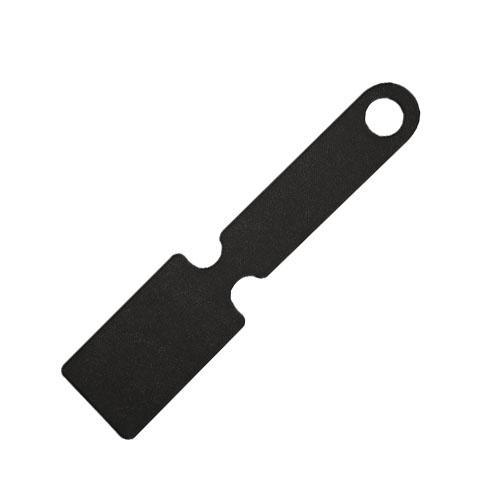 Etiquette bagage fabriquee en france personnalisable gf noir