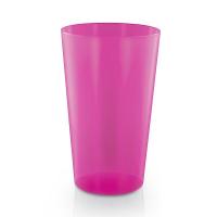 Gobelet 60cl personnalise rose translucide