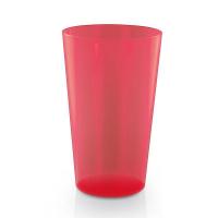 Gobelet 60cl personnalise rouge translucide