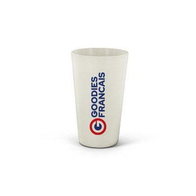 Gobelet personnalise 30cl fabrique en france biocomposite