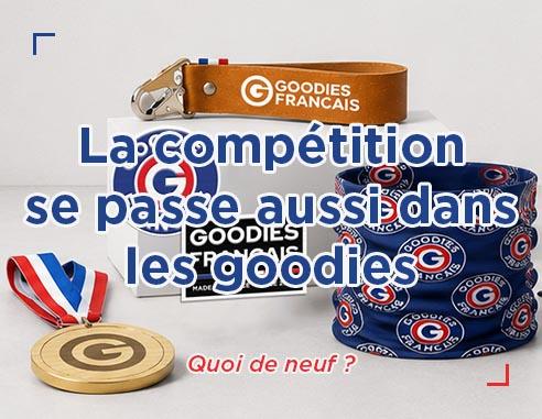Goodies personnalises competition fabrique en france