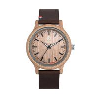 Montre fabriquee en france chailluz bois marron