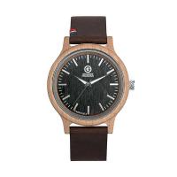 Montre fabriquee en france chailluz noir marron