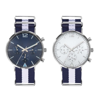 Montre montmartre personnalisee bleu blanc bleu goodiesfrancais