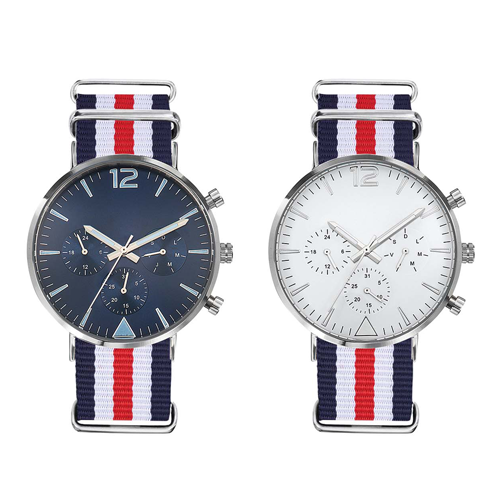 Montre montmartre personnalisee bleu blanc rouge blanc bleu goodiesfrancais