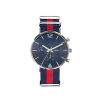 Montre montmartre personnalisee bleu rouge bleu goodiesfrancais