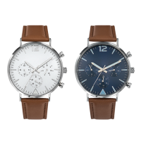 Montre montmartre personnalisee cuir marron goodiesfrancais