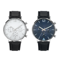 Montre montmartre personnalisee cuir noir goodiesfrancais