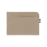 Porte carte personnalisable fabrique en france goodies francais ecru