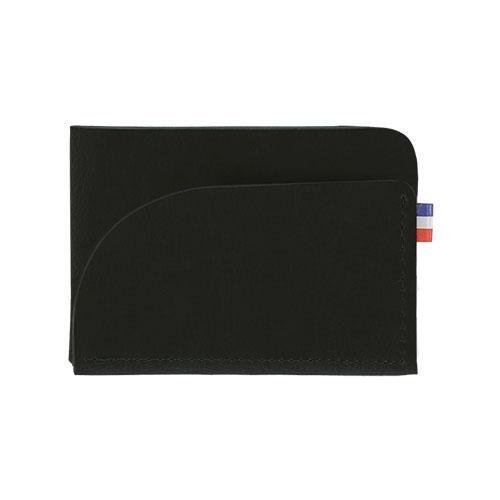 Porte carte personnalisable fabrique en france goodies francais noir