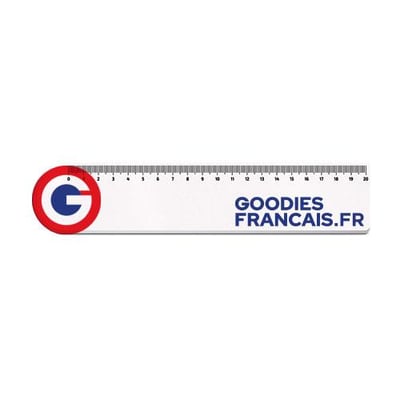 Regle personnalise 20cm fabriquee en france pmma