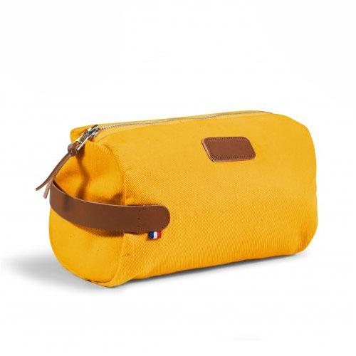 Sacoche trousse fabriquee en france personnalisable jaune