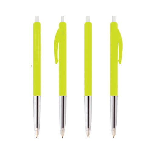 Stylo bille bic m10 personnalise winpub jaune