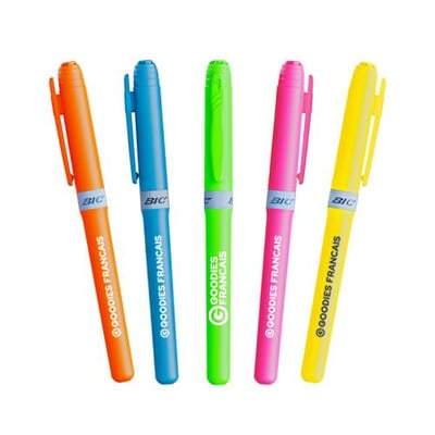 Surligneur bic personnalisable fabrique en france