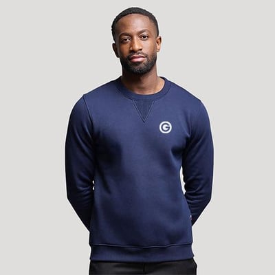 Sweatshirt col rond personnalisable fabrique en france
