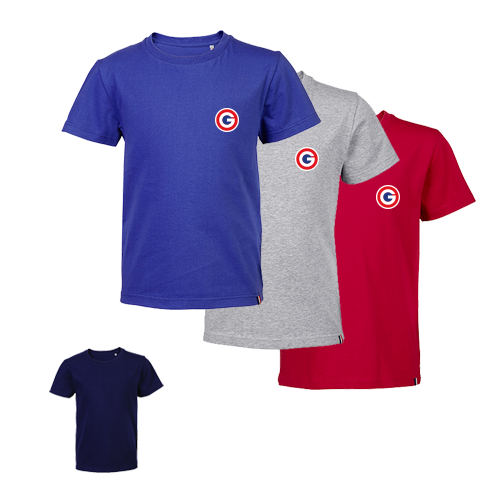 T shirt couleur enfant fabrique en france goodies francais