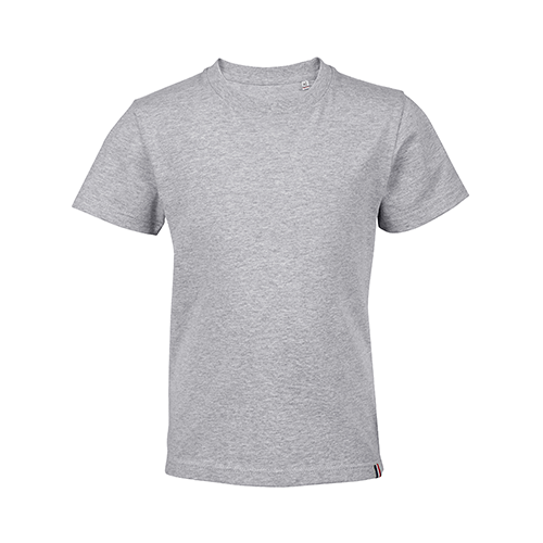 T shirt couleur enfant gris fabrique en france goodies francais