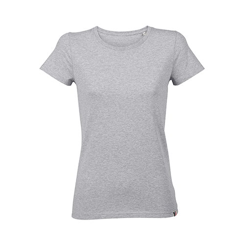 T shirt couleur femme gris fabrique en france goodies francais