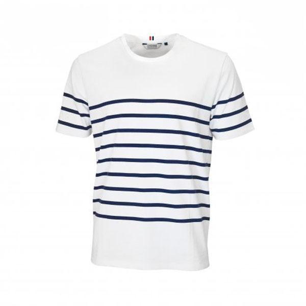 T shirt personnalisable mariniere fabriquee en france sans logo